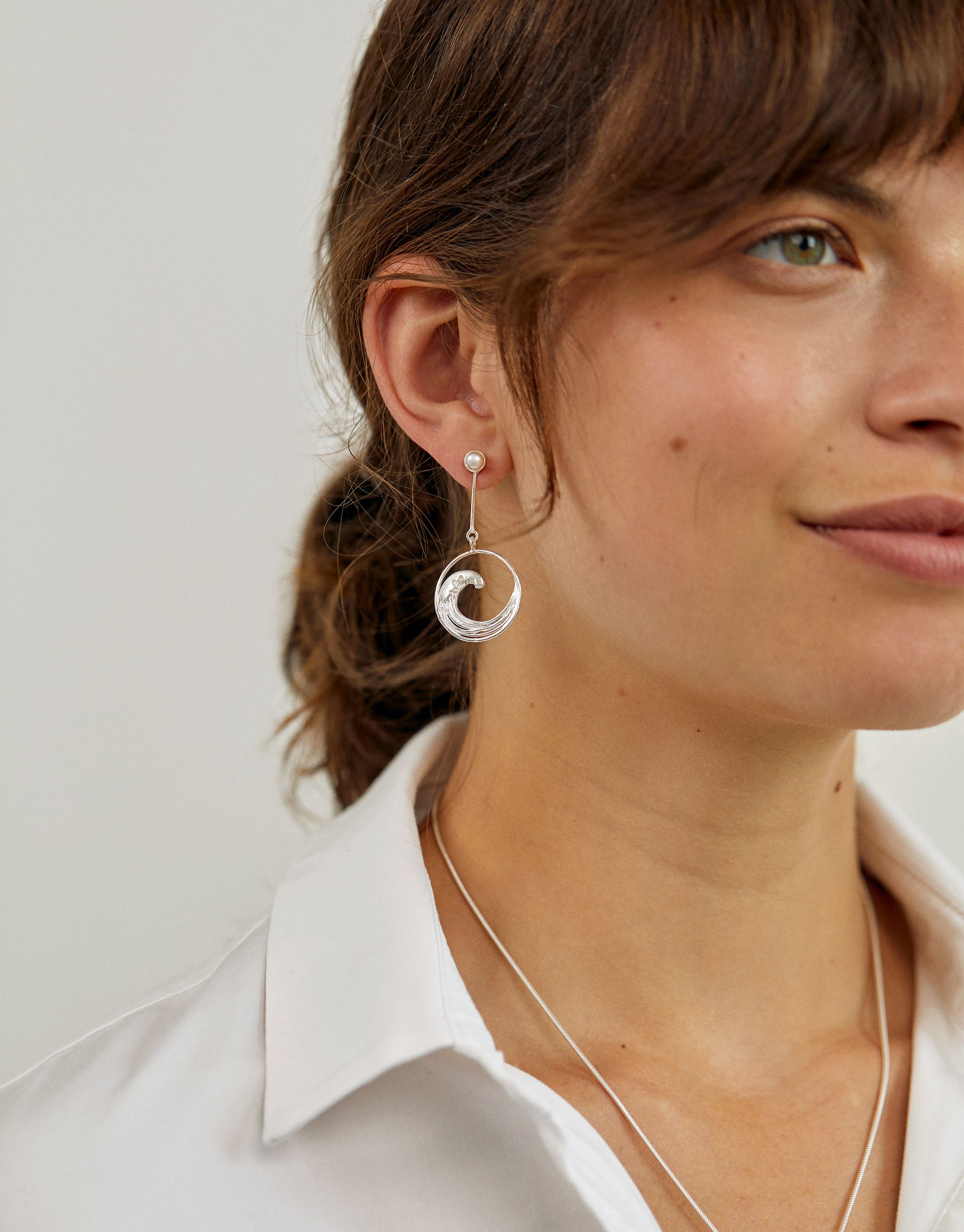 Hokusai Earrings