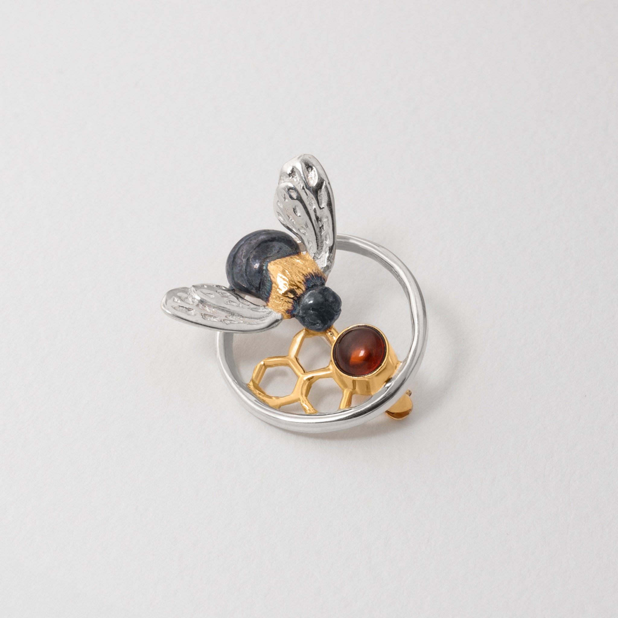 Honeybee Brooch