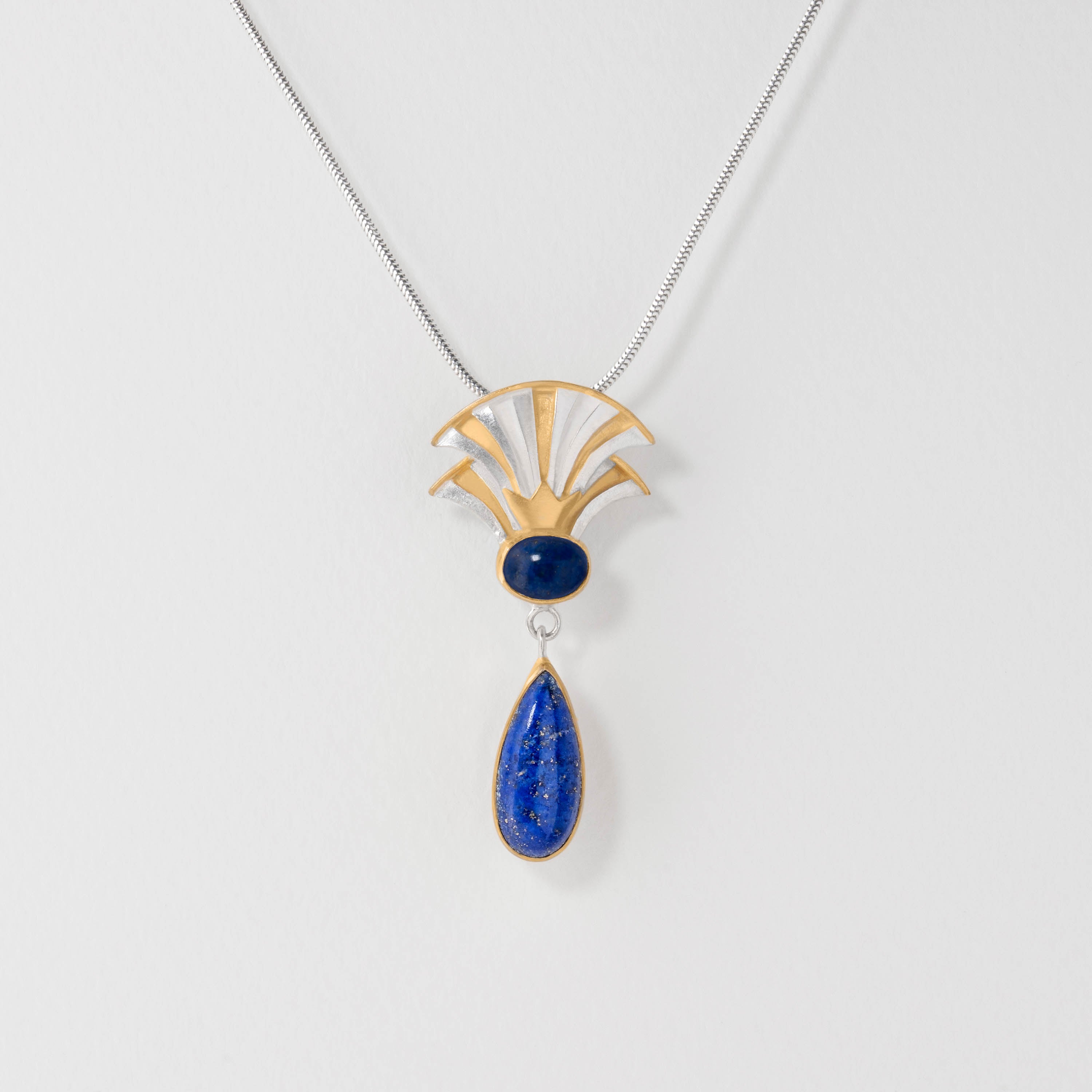 Egyptian Lotus Pendant Necklace