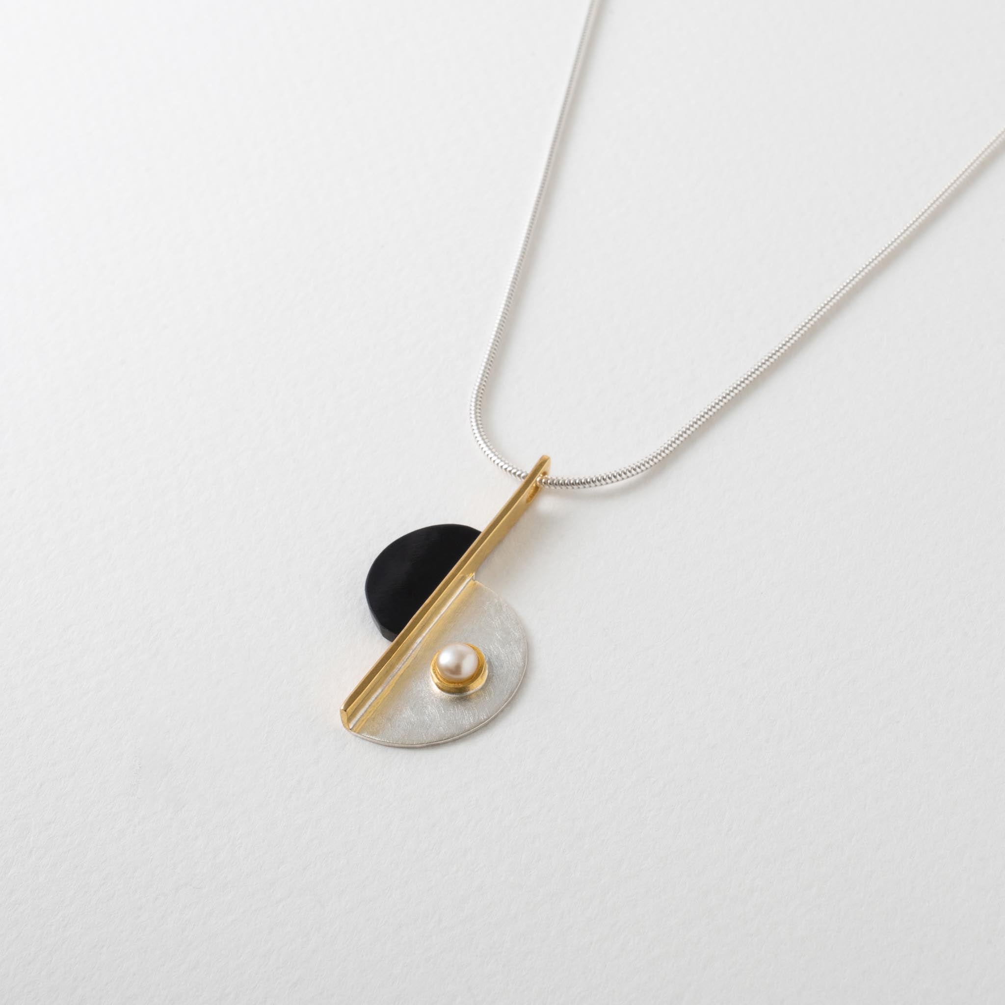 Paula Bolton Silver Jewellery - Art Deco Elegant Necklace