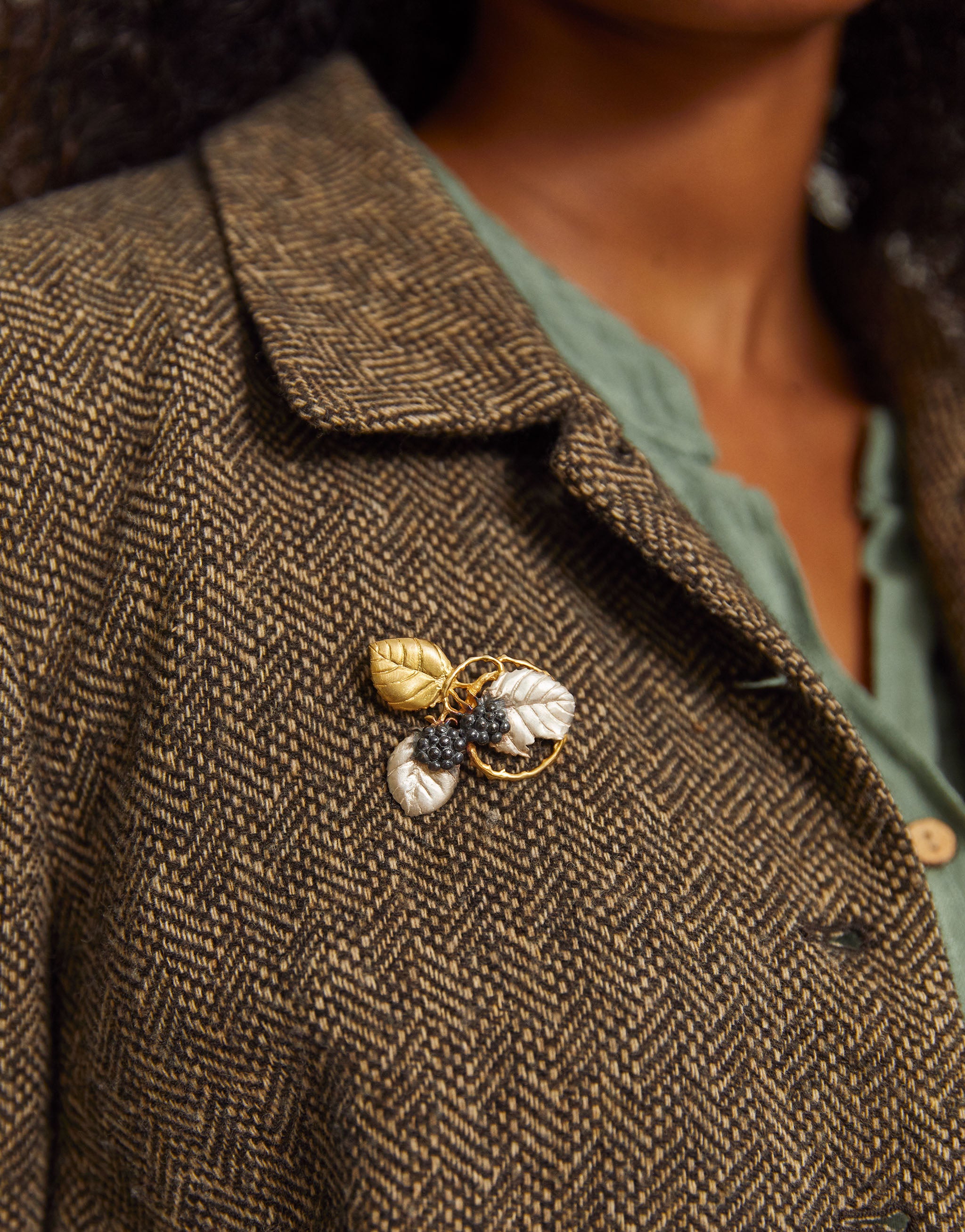 Blackberry Brooch