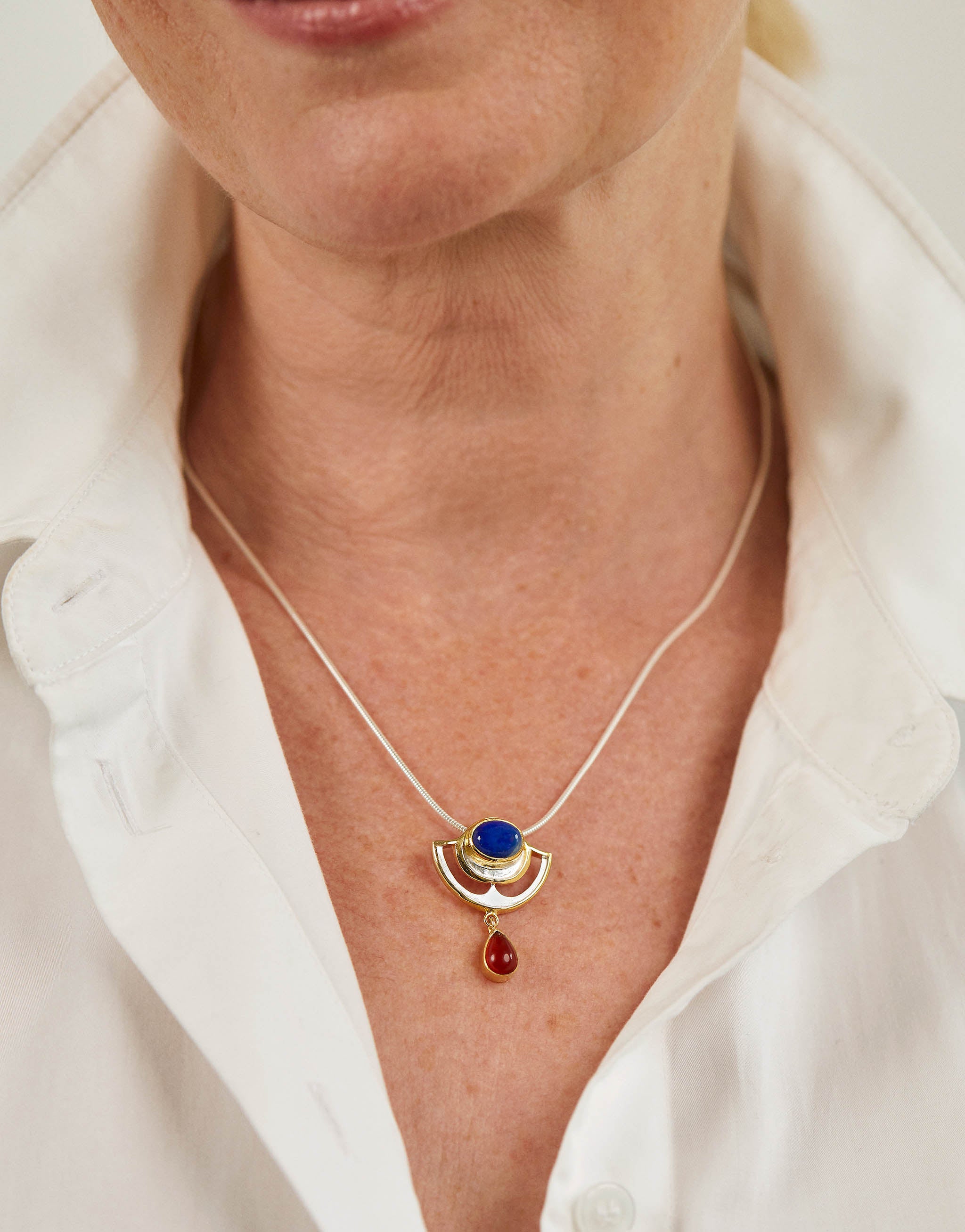 Egyptian Usekh Pendant Necklace