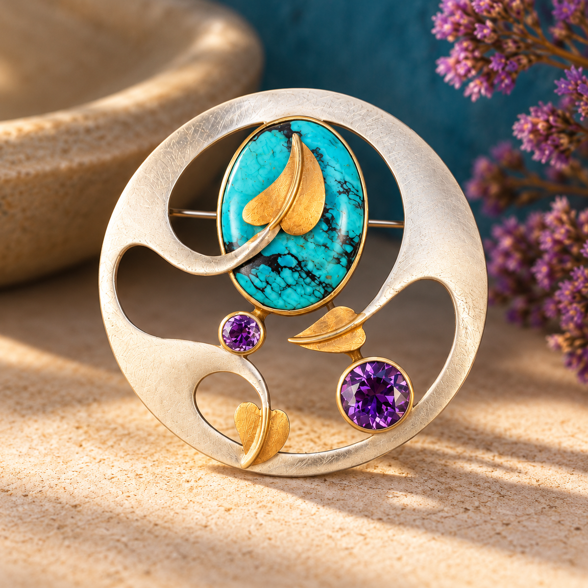 Tarantella brooch/pendant