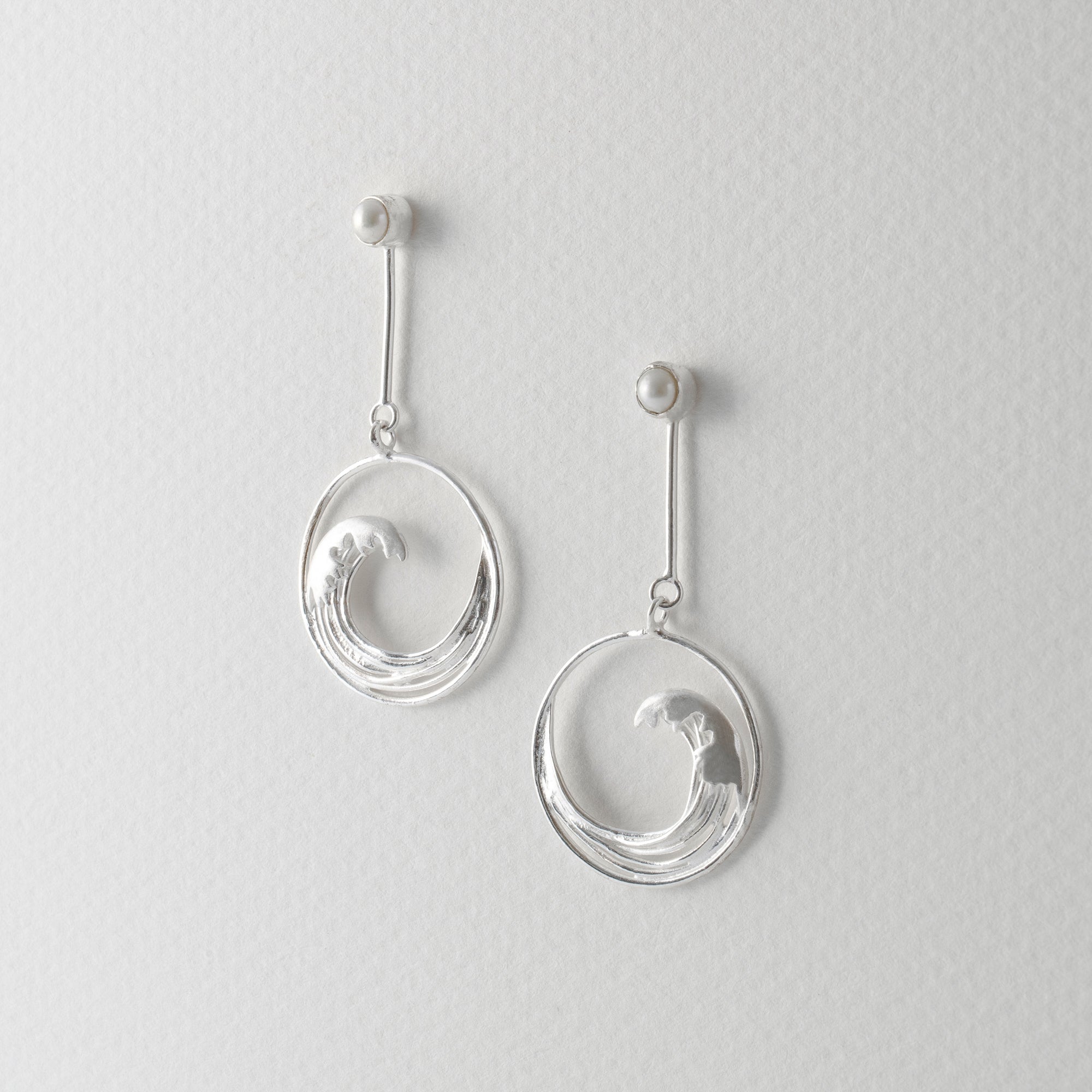 Hokusai Earrings