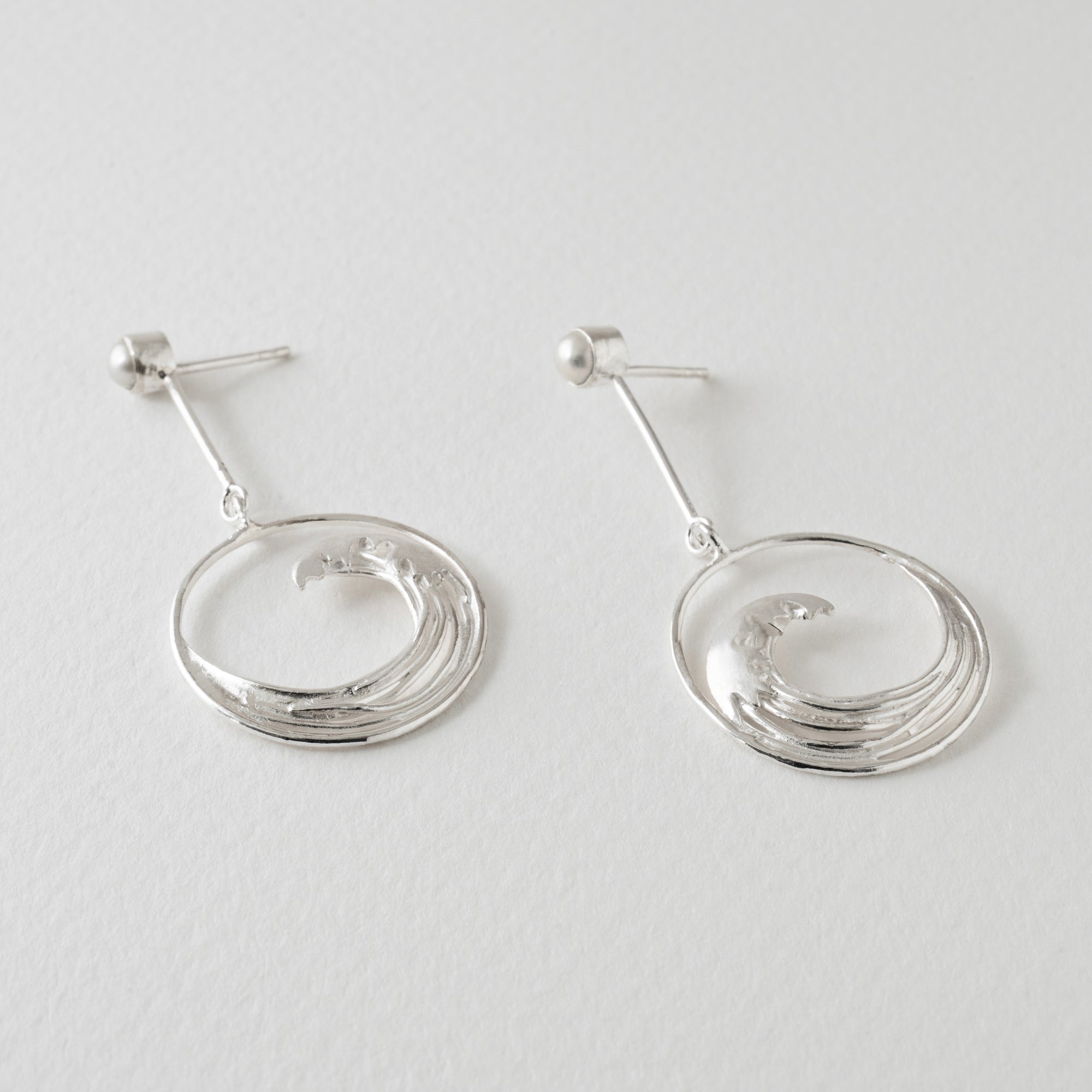 Hokusai Earrings