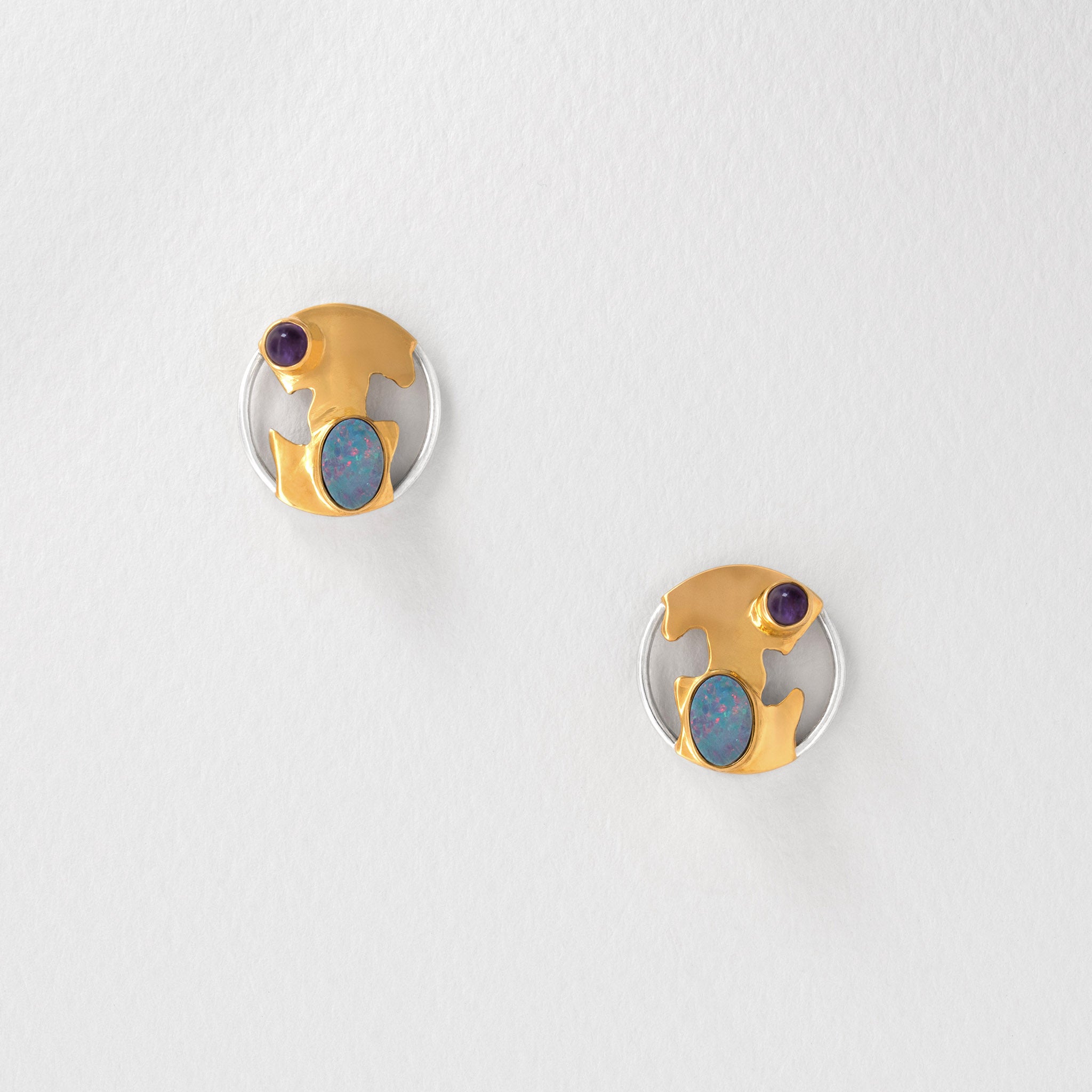 Monet Reflections Contour Earrings