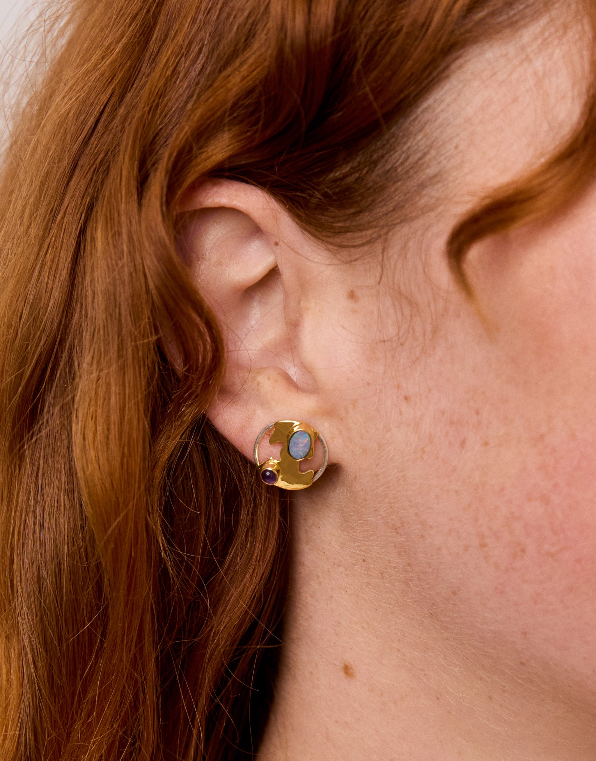 Monet Reflections Contour Earrings