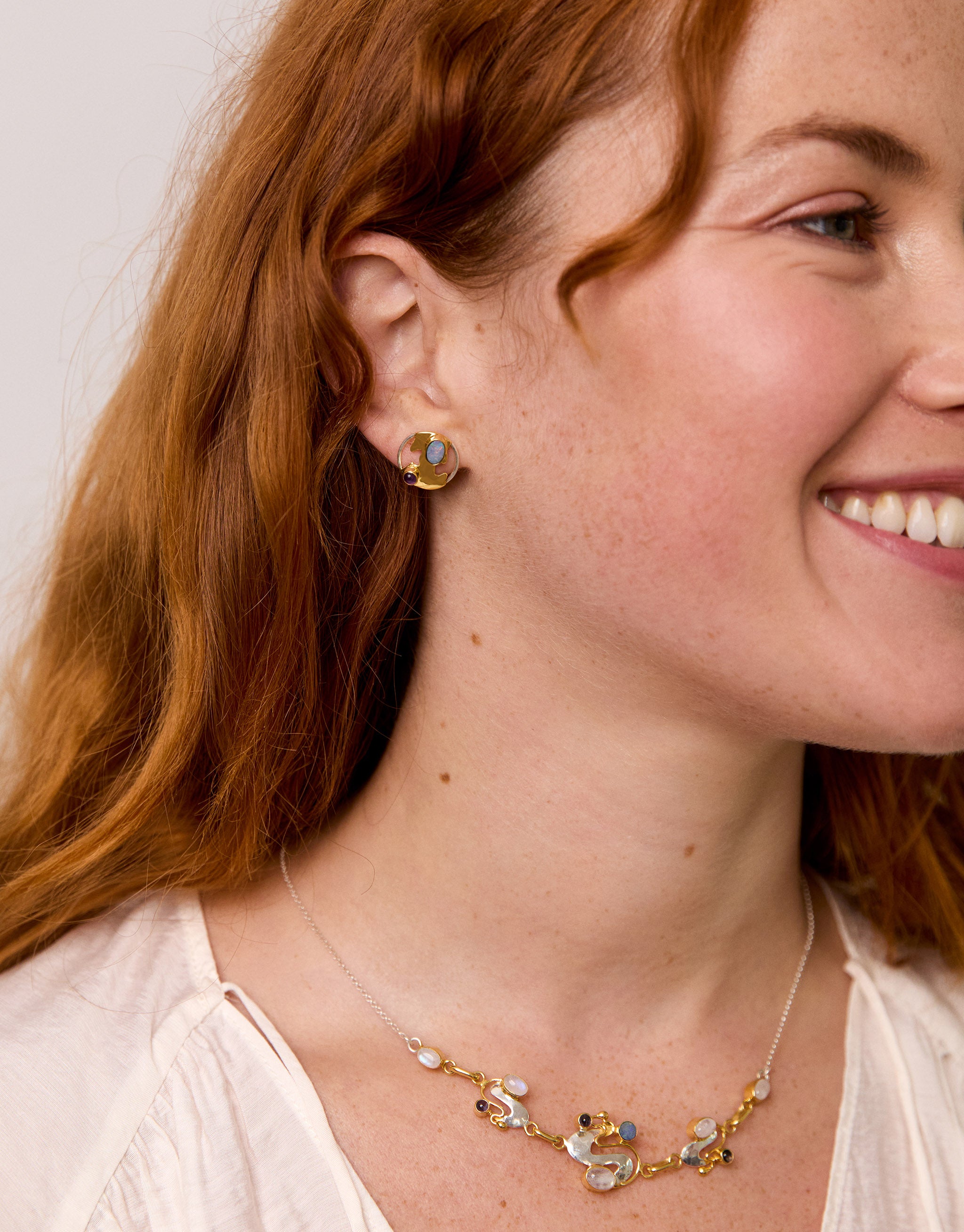 Monet Reflections Contour Earrings