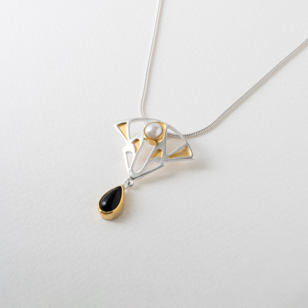 Paula Bolton Silver Jewellery - Art Deco Unique Necklace