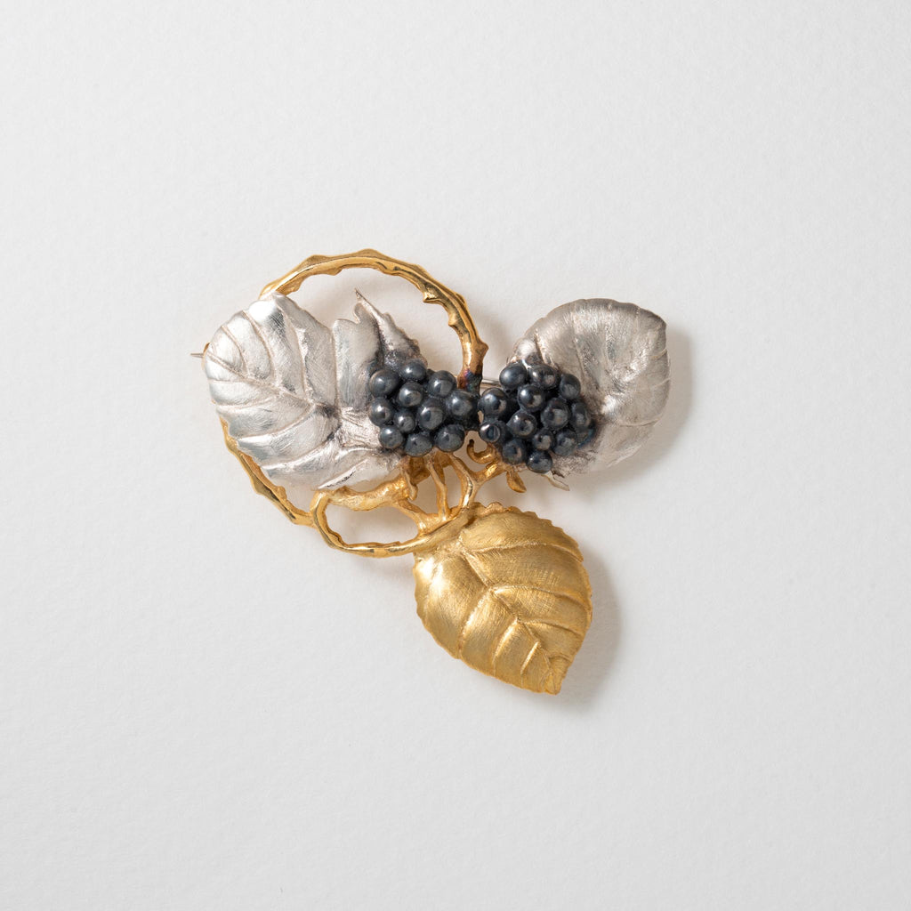 Paula Bolton Silver Jewellery - Blackberry Winter Designer Brooch