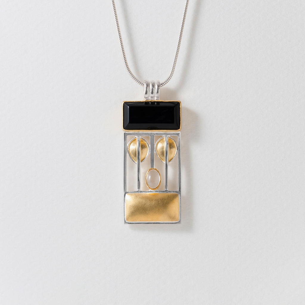 Paula Bolton Silver Jewellery - Hoffman Art Inspired Necklace