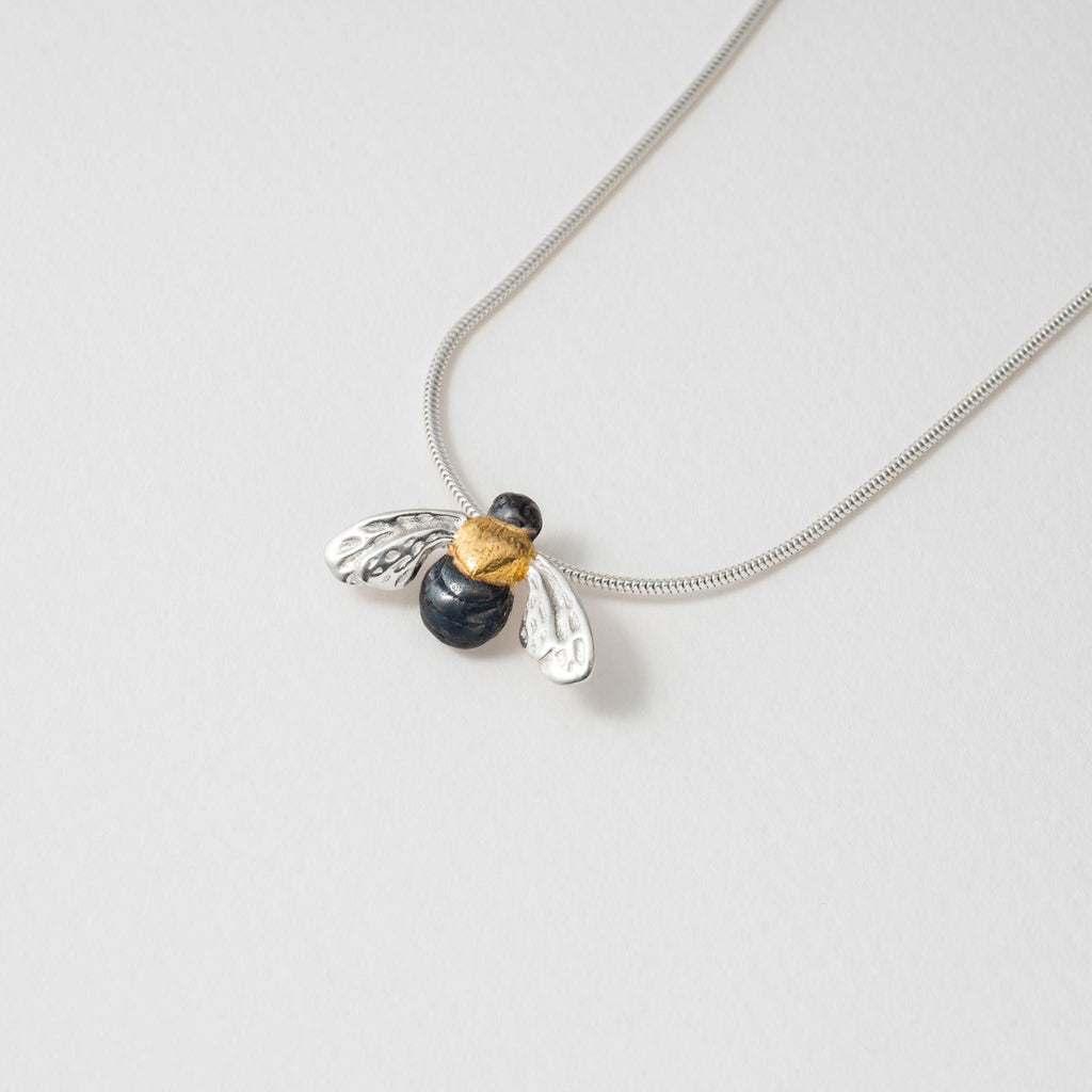 Paula Bolton Silver Jewellery - Honey Bee Necklace