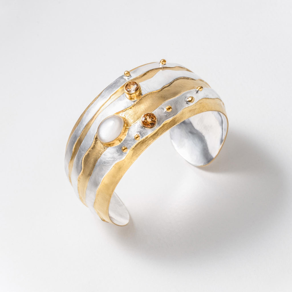 Paula Bolton Silver Jewellery - Jupiter Planet Designer Bangle