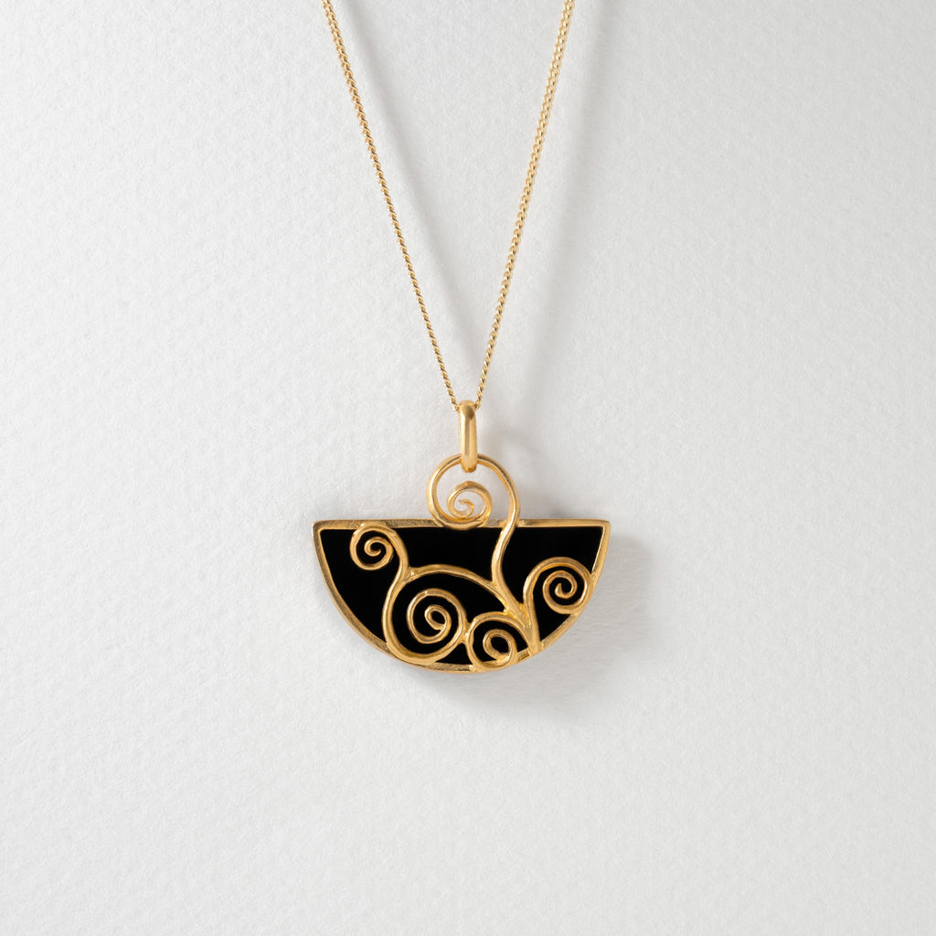 Paula Bolton Silver Jewellery - Klimt Art Inspired Necklace