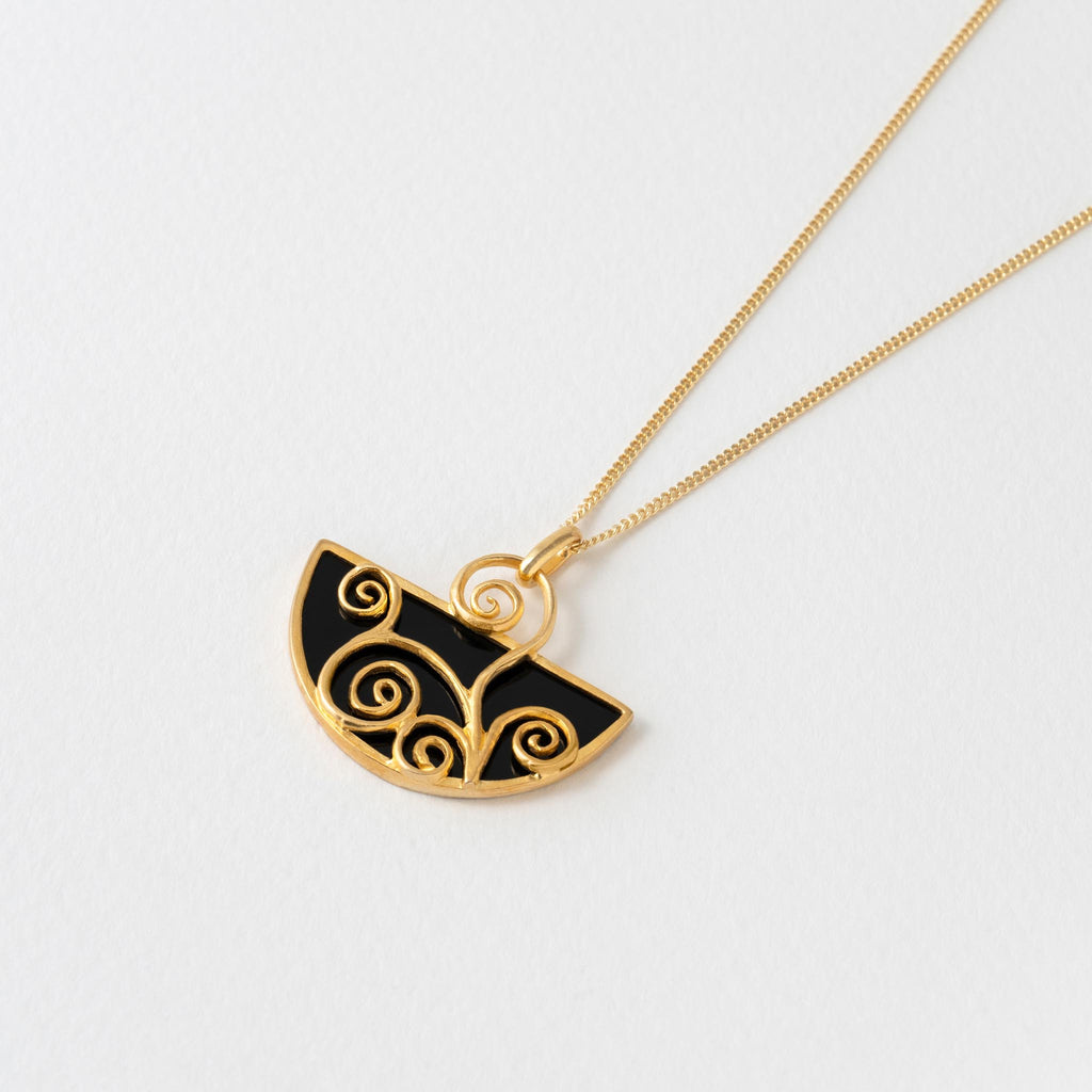 Paula Bolton Silver Jewellery - Klimt Art Necklace