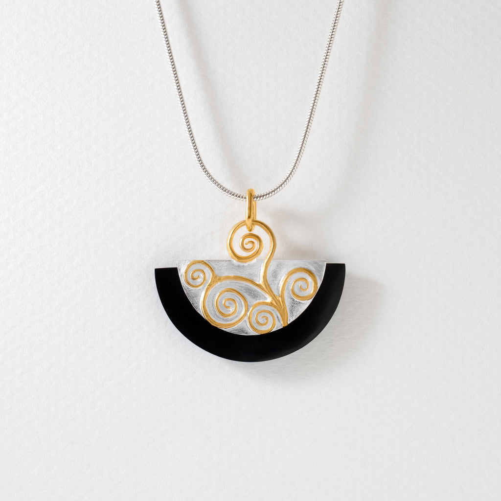 Paula Bolton Silver Jewellery - Klimt Necklace Pendant