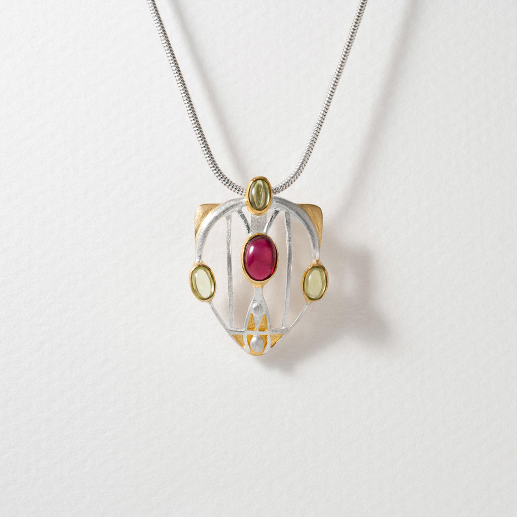 Paula Bolton Silver Jewellery - Macdonald Gesso Necklace Pendant