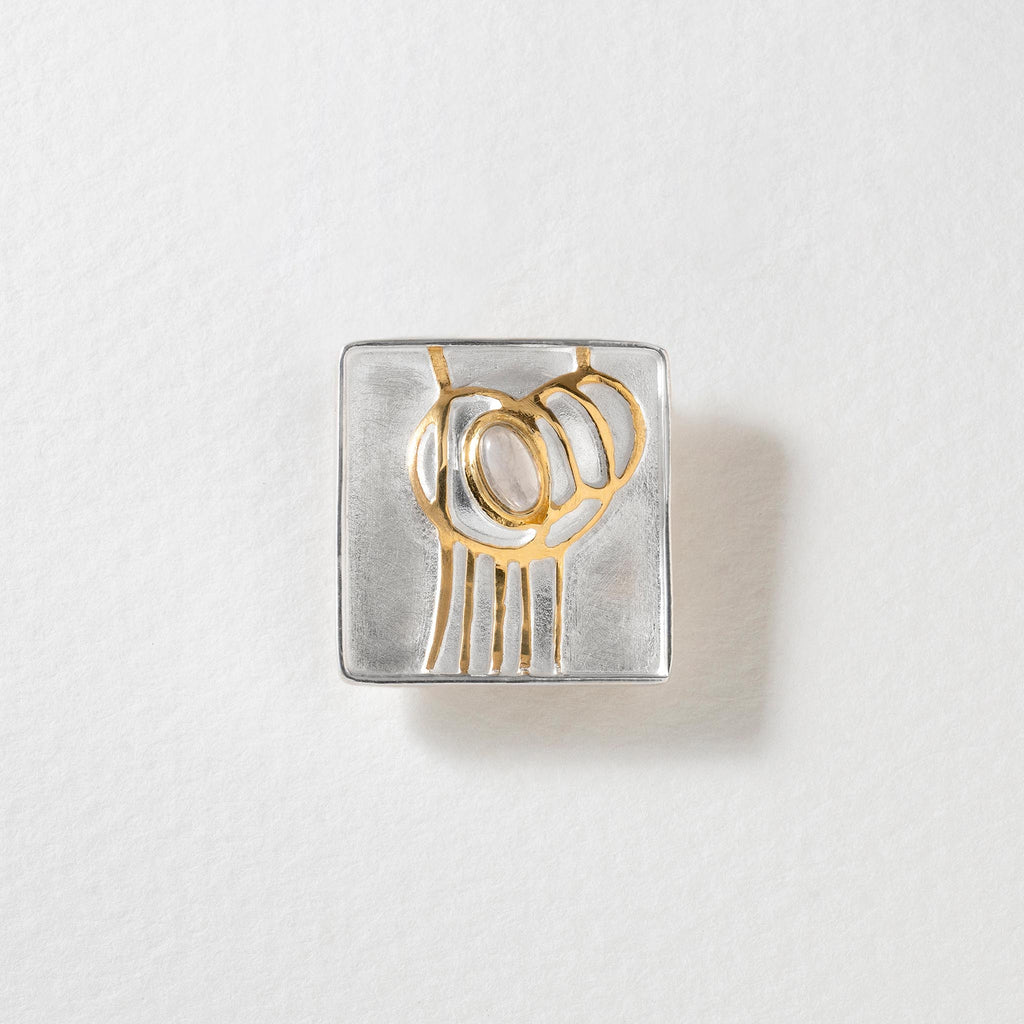 Paula Bolton Silver Jewellery - Mackintosh School of Art Brooch