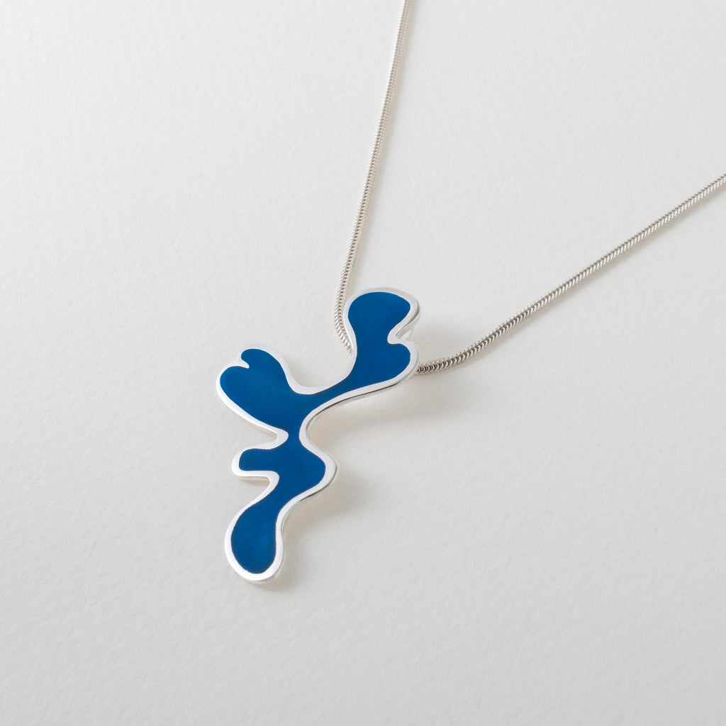 Paula Bolton Silver Jewellery - Matisse Blue Necklace