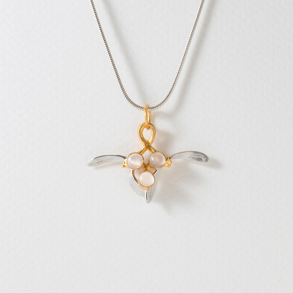 Paula Bolton Silver Jewellery - Mistletoe Designer Necklace