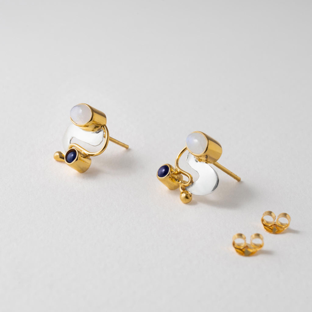 Paula Bolton Silver Jewellery - Monet Inspirations Stud Earrings