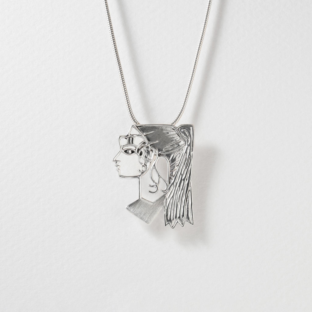 Paula Bolton Silver Jewellery - Picasso Art Necklace Pendant