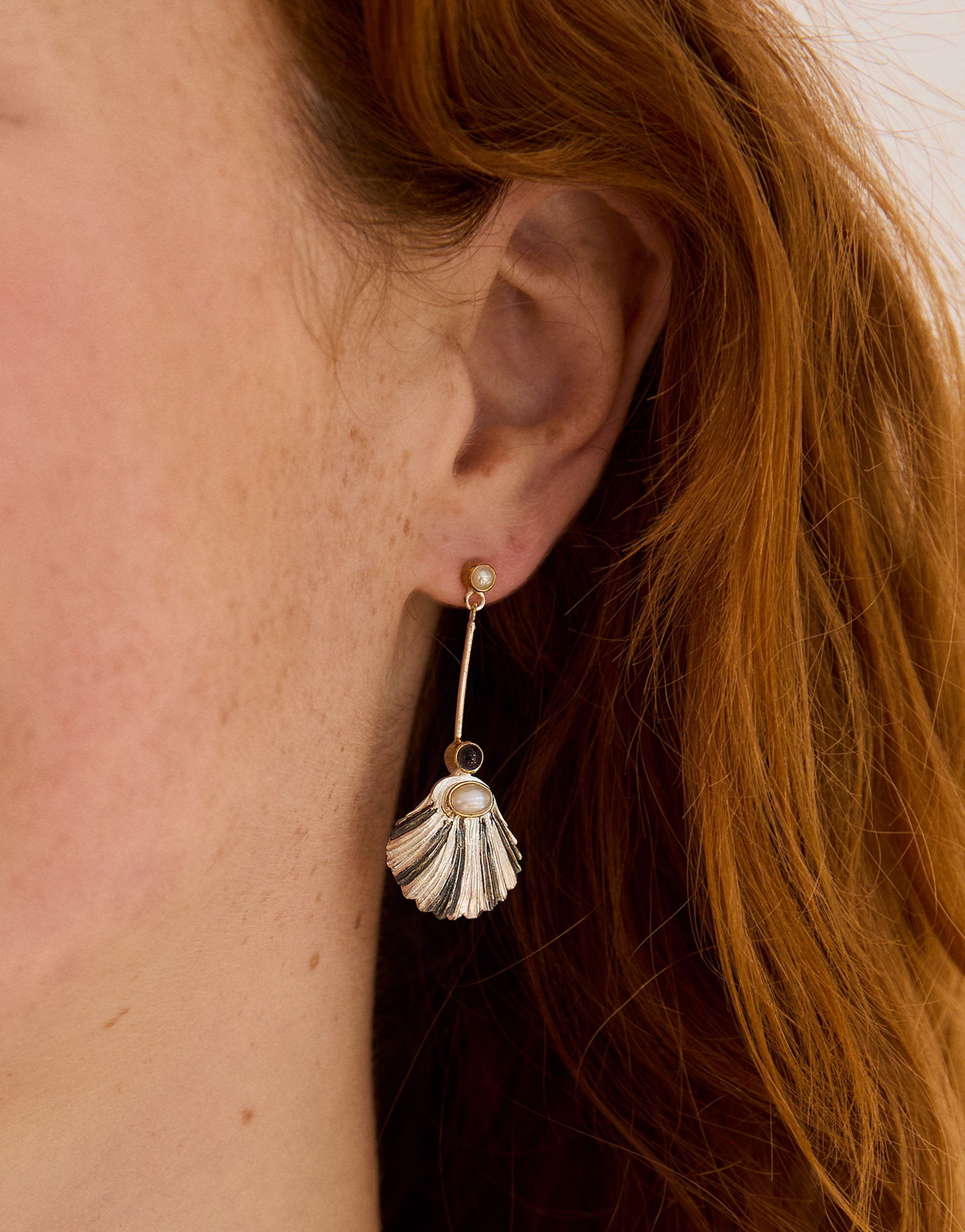 Scallop Shell Earrings